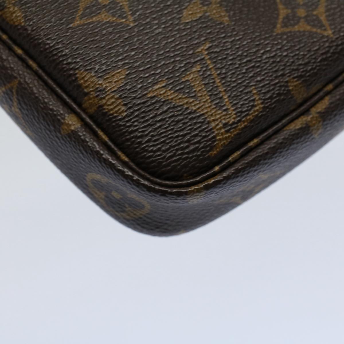 LOUIS VUITTON Monogram Pochette Accessoires Pouch M51980 LV 53365