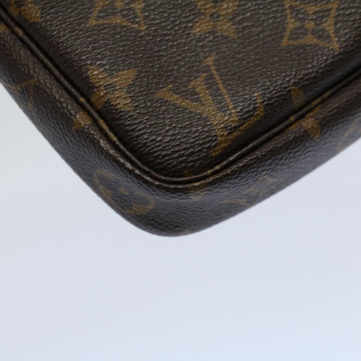 LOUIS VUITTON Monogram Pochette Accessoires Pouch M51980 LV 53365