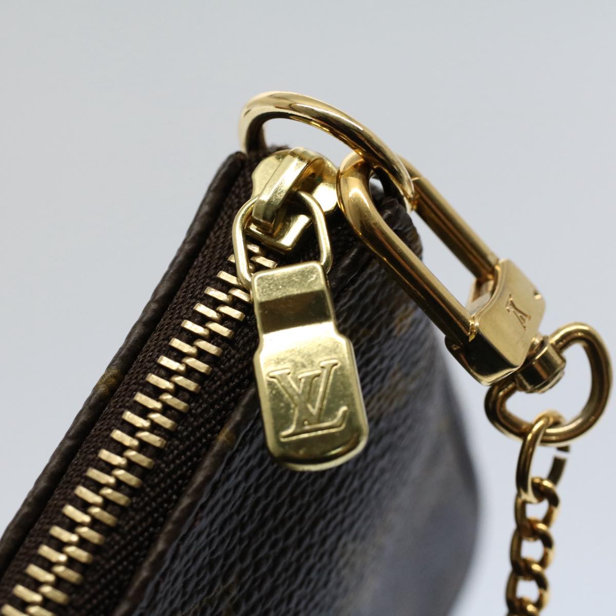 LOUIS VUITTON Monogram Mini Pochette Accessoires Pouch M95804 LV 53367