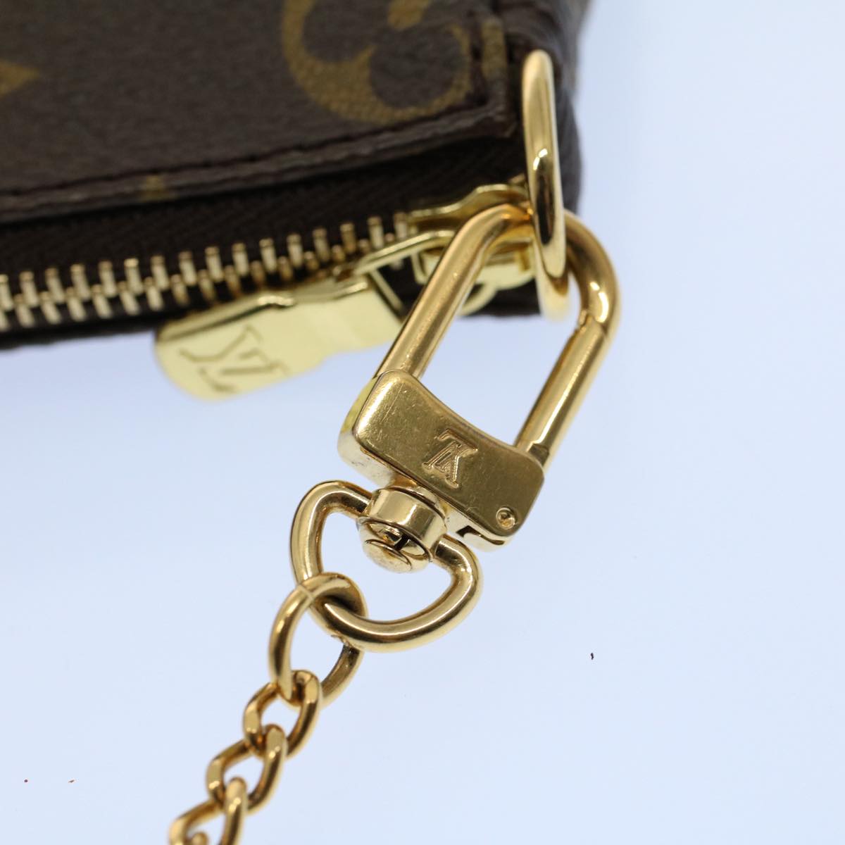LOUIS VUITTON Monogram Mini Pochette Accessoires Pouch M95804 LV 53367
