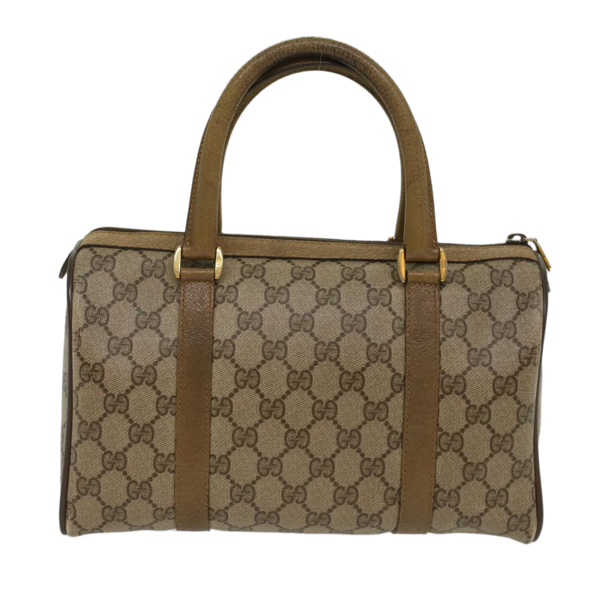 Luxury Gucci GG Canvas Web Sherry Line Boston Bag Beige Red Green  53399