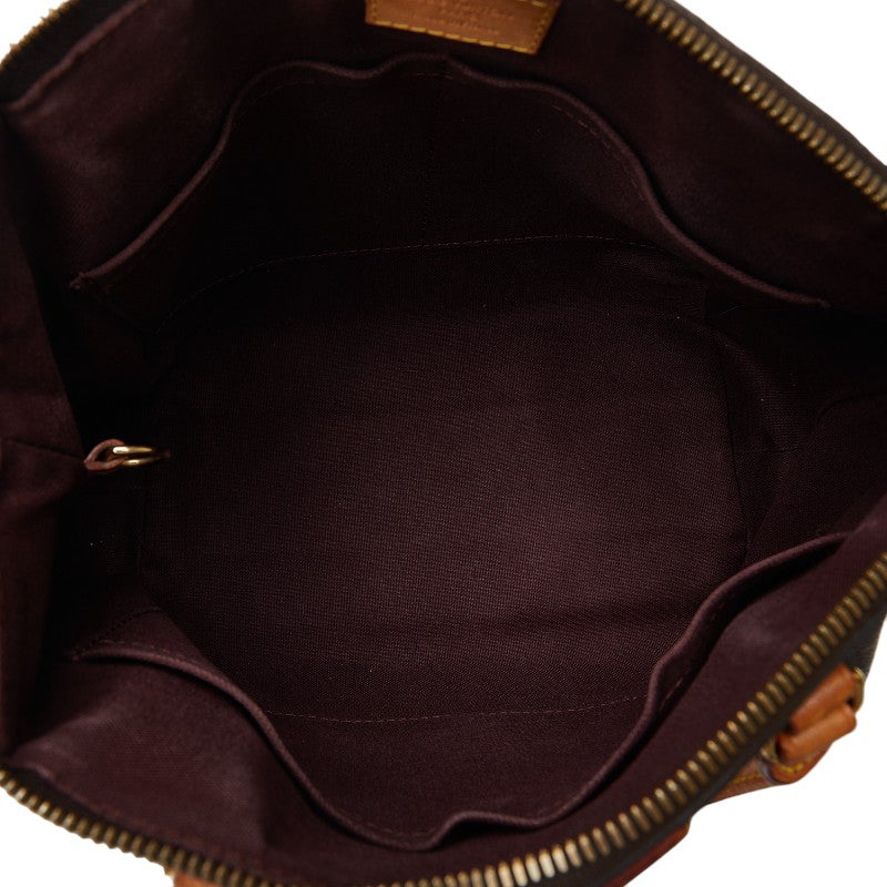 Louis Vuitton Monogram Toulen PM Handbag 2WAY M48813 Brown PVC Leather  Louis Vuitton