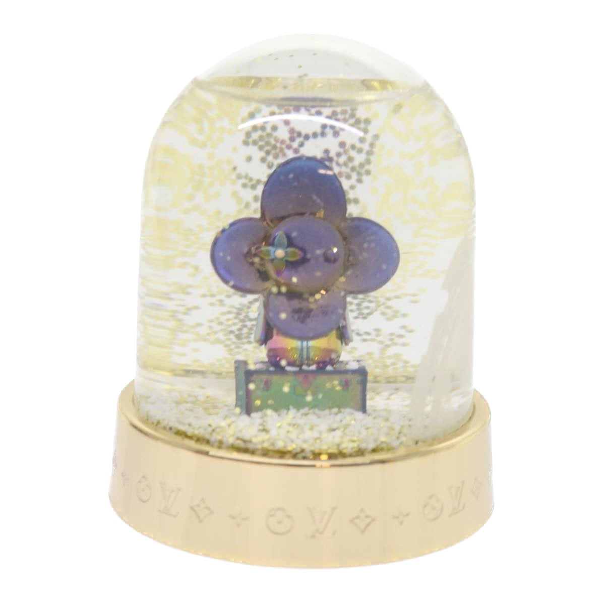 LOUIS VUITTON Vivienne Snow Globe VIP Limited Clear Gold R97453 LV 53406A