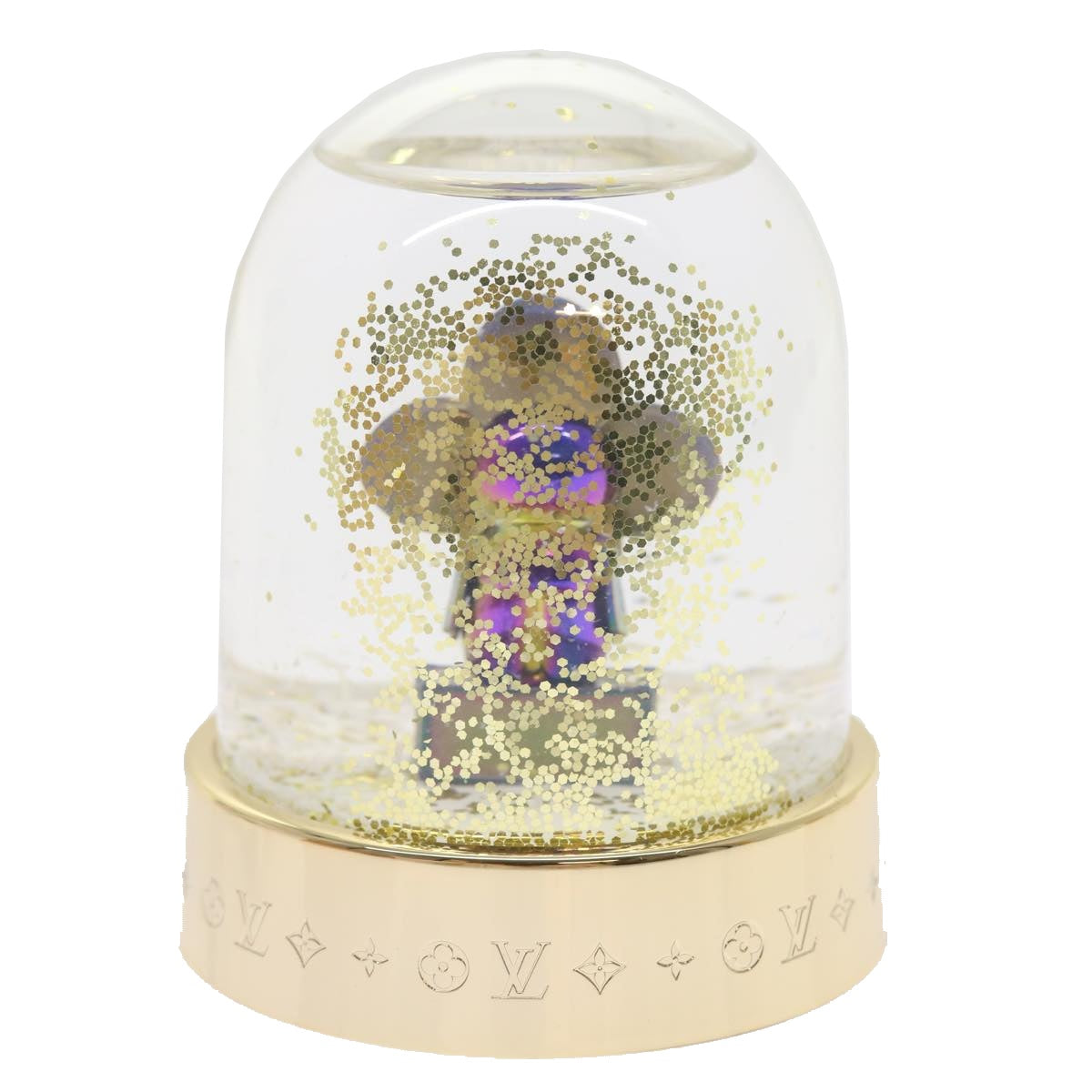 LOUIS VUITTON Vivienne Snow Globe VIP Limited Clear Gold R97453 LV 53406A