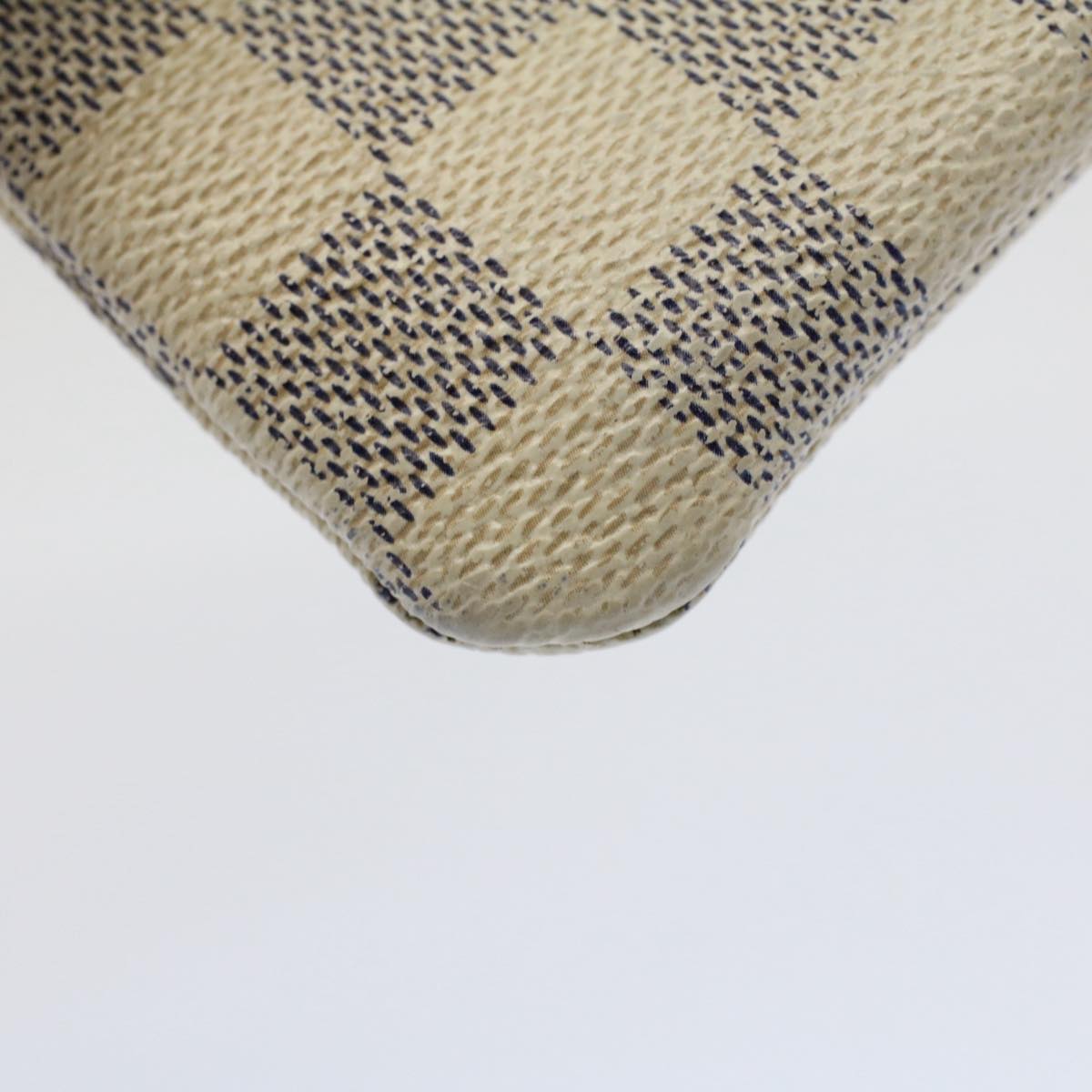 LOUIS VUITTON Damier Azur Pochette Cles Coin Purse N62659 LV 53474