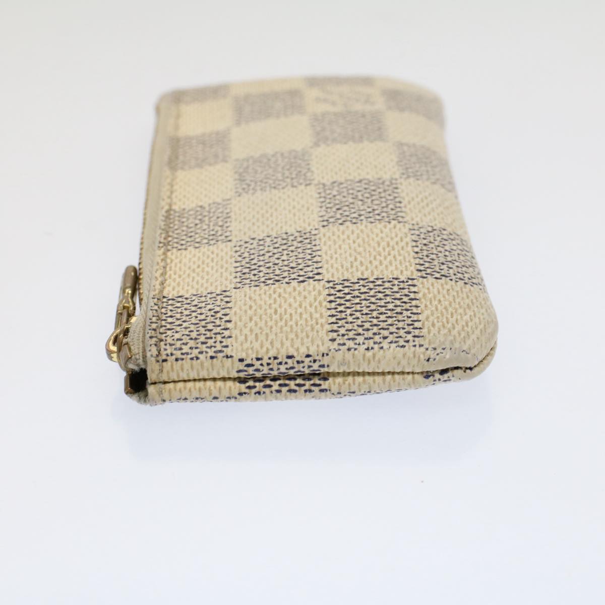 LOUIS VUITTON Damier Azur Pochette Cles Coin Purse N62659 LV 53474
