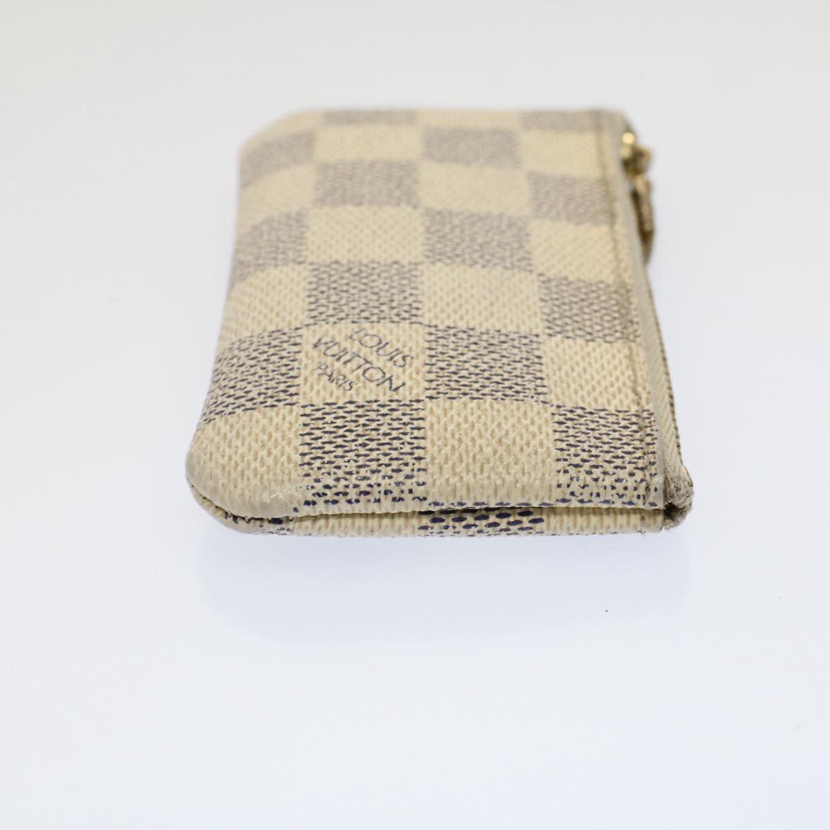 LOUIS VUITTON Damier Azur Pochette Cles Coin Purse N62659 LV 53474