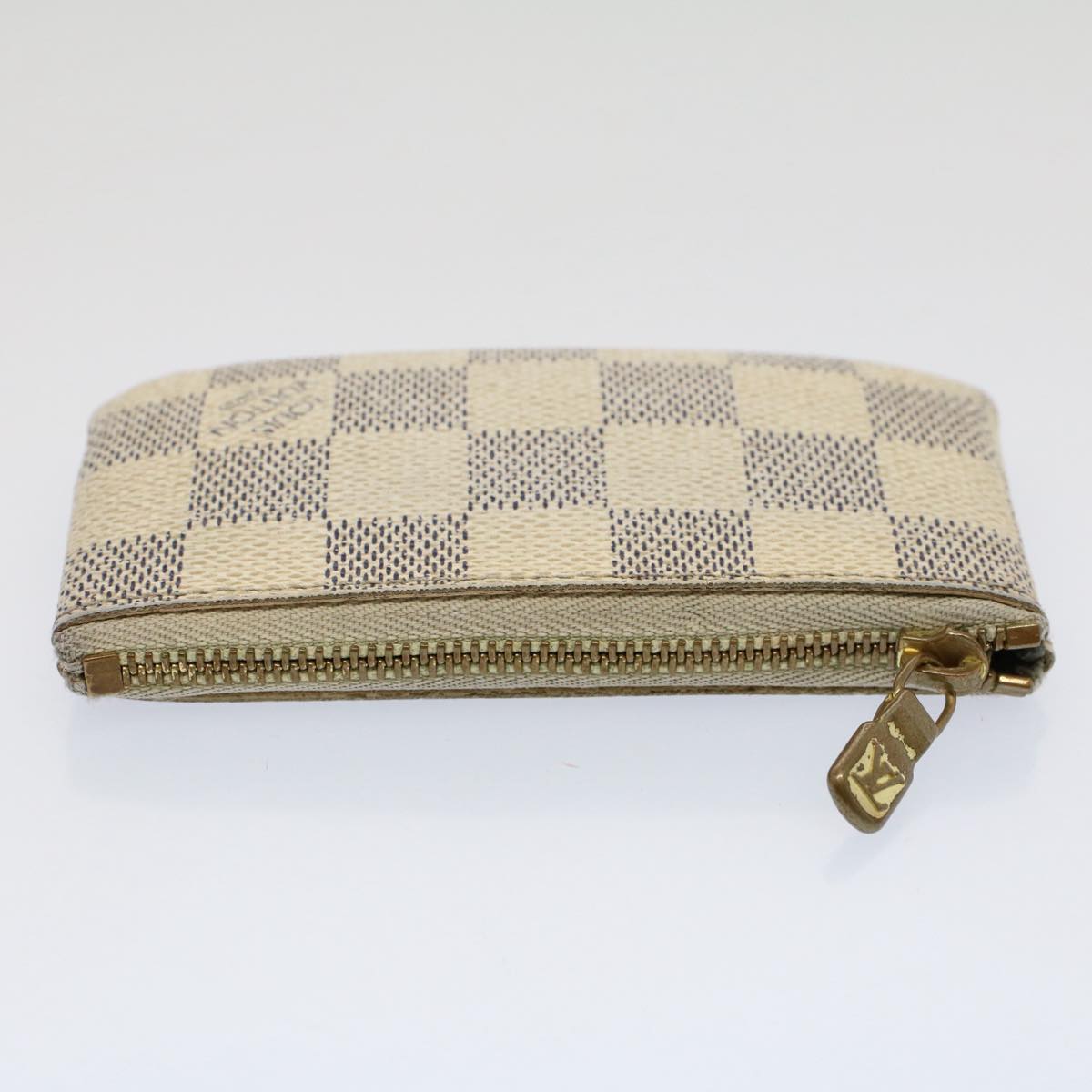 LOUIS VUITTON Damier Azur Pochette Cles Coin Purse N62659 LV 53474