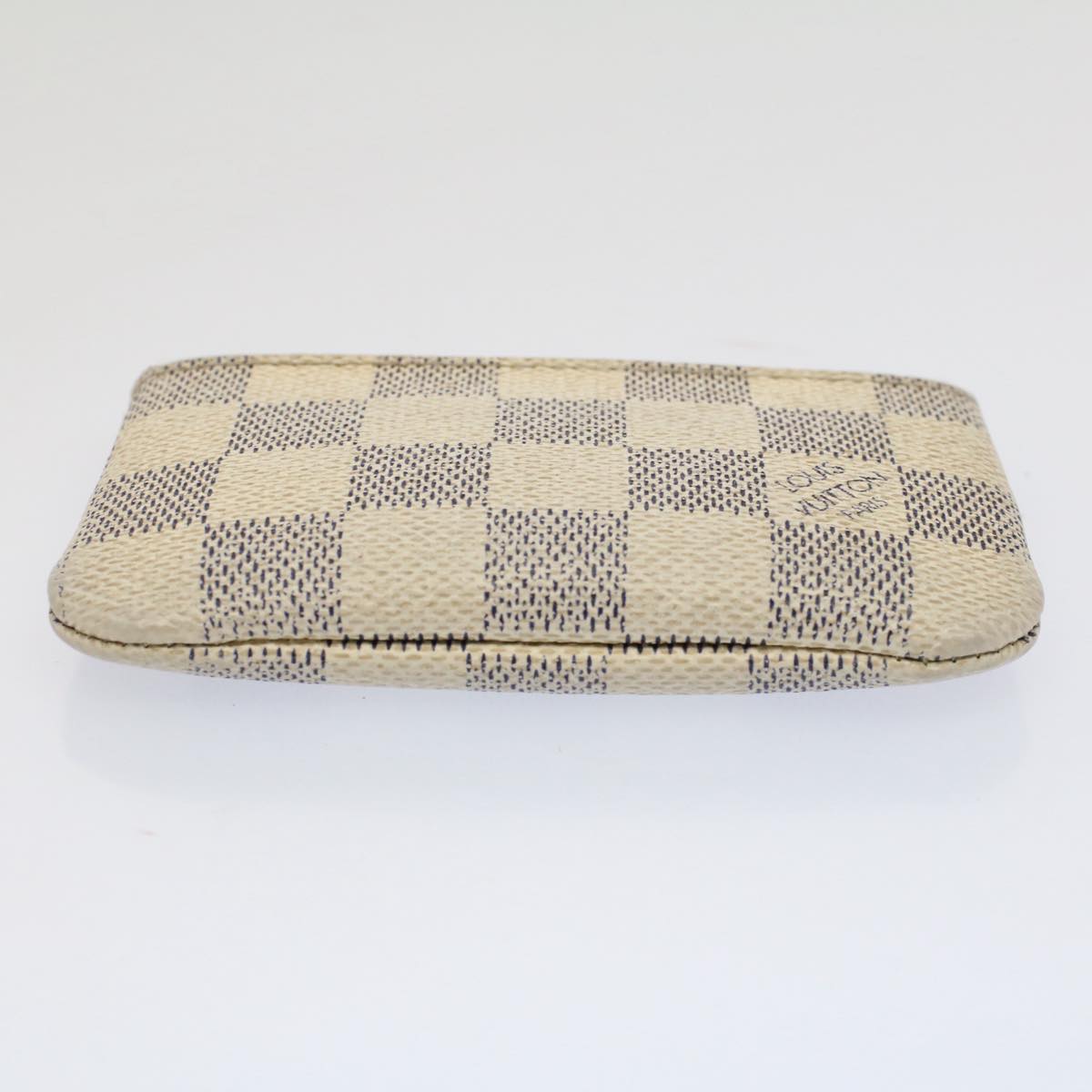 LOUIS VUITTON Damier Azur Pochette Cles Coin Purse N62659 LV 53474