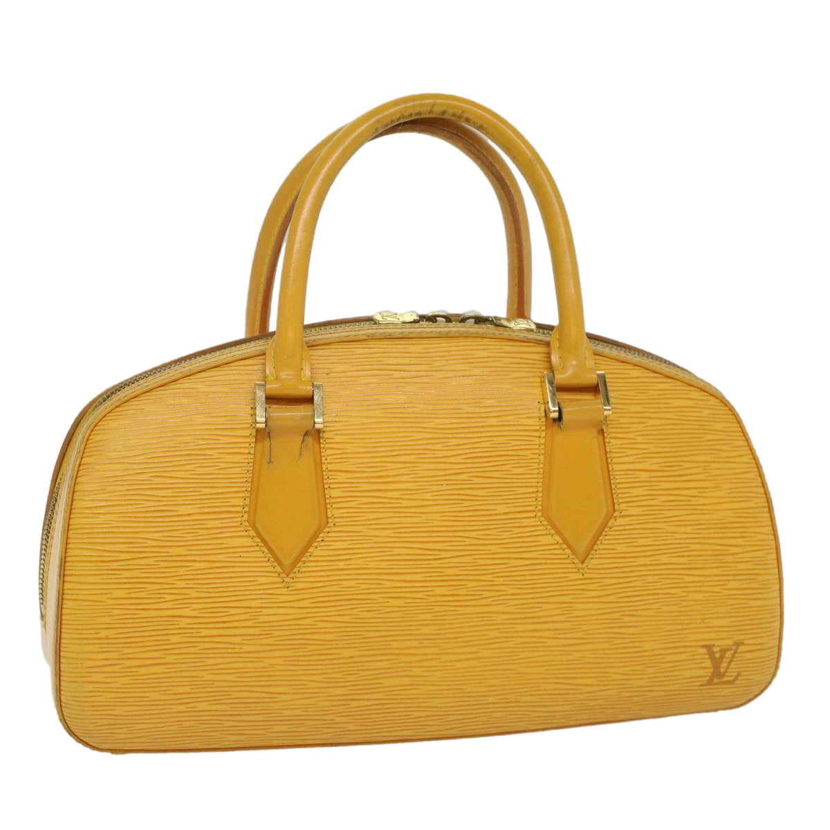 LOUIS VUITTON Epi jasmine Hand Bag Tassili Yellow M52089 LV 53544