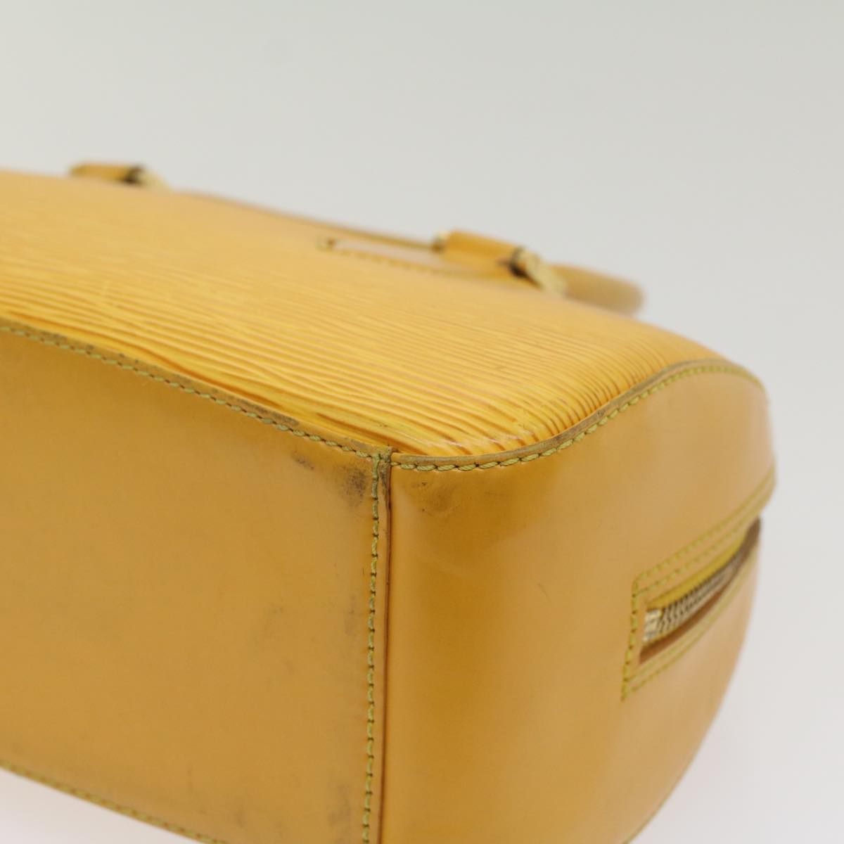 LOUIS VUITTON Epi jasmine Hand Bag Tassili Yellow M52089 LV 53544
