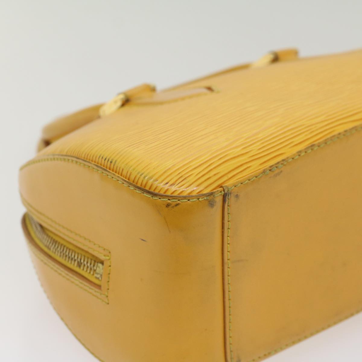 LOUIS VUITTON Epi jasmine Hand Bag Tassili Yellow M52089 LV 53544