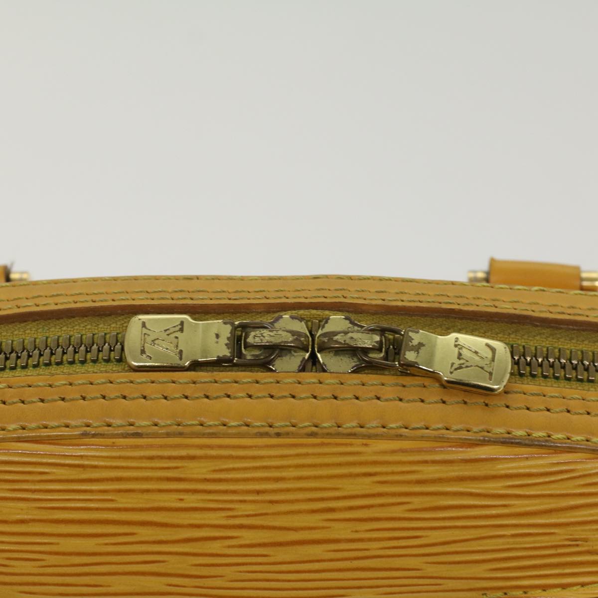 LOUIS VUITTON Epi jasmine Hand Bag Tassili Yellow M52089 LV 53544