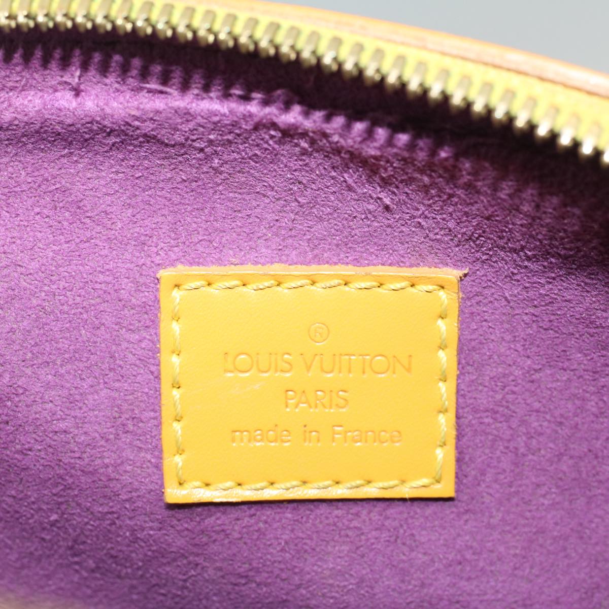 LOUIS VUITTON Epi jasmine Hand Bag Tassili Yellow M52089 LV 53544