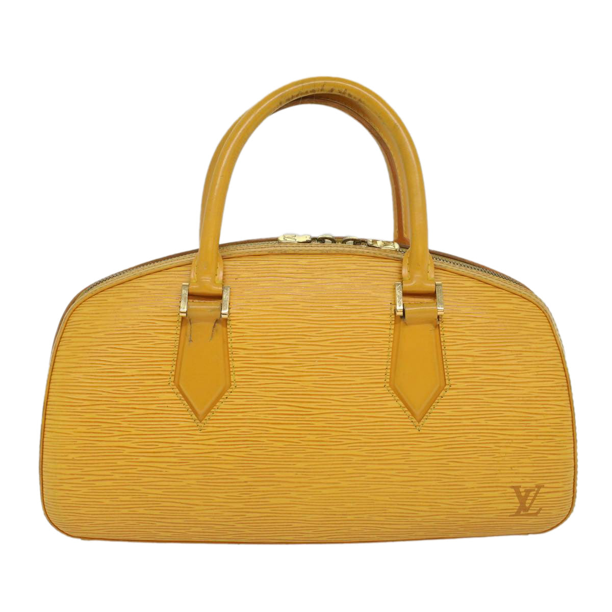 LOUIS VUITTON Epi jasmine Hand Bag Tassili Yellow M52089 LV 53544