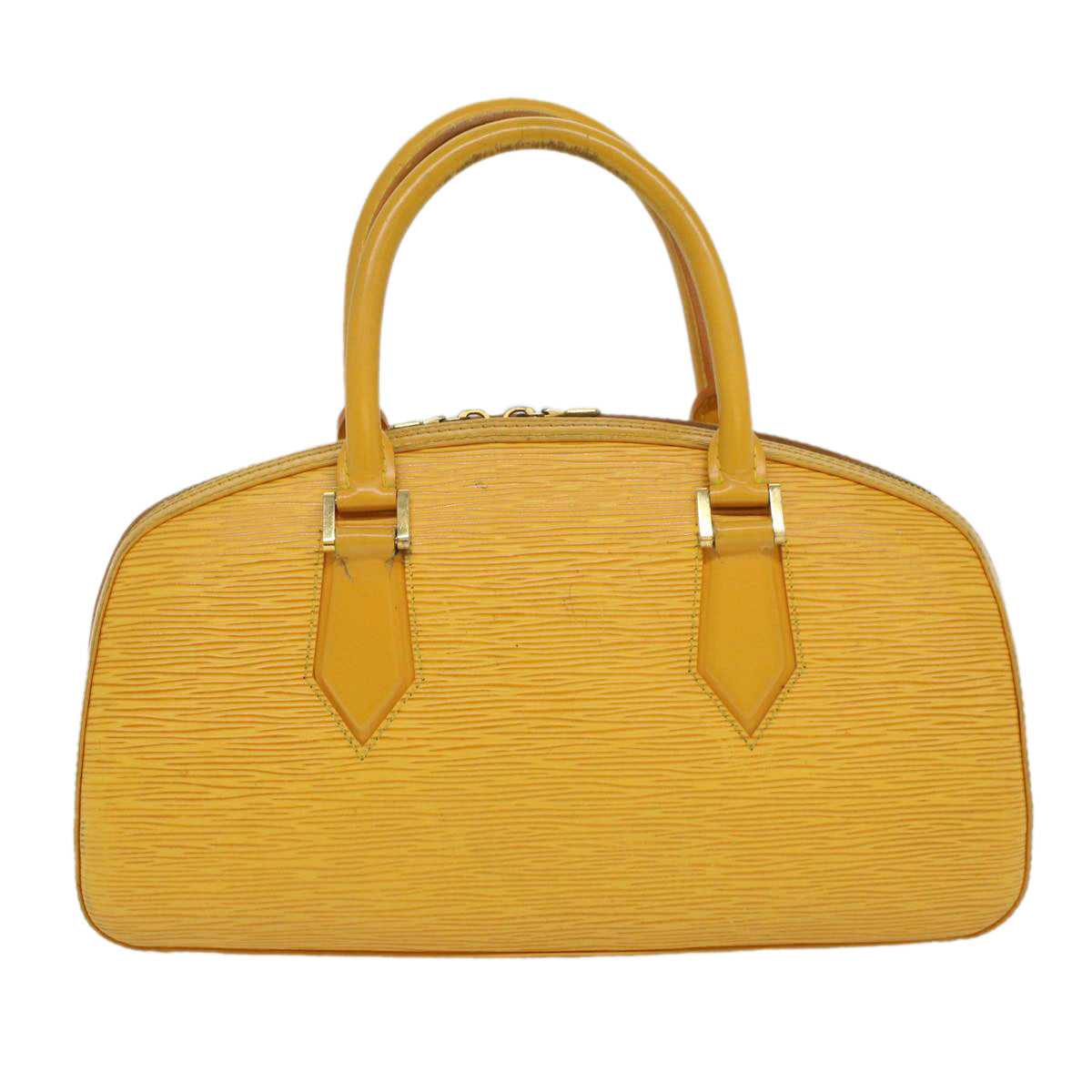 LOUIS VUITTON Epi jasmine Hand Bag Tassili Yellow M52089 LV 53544