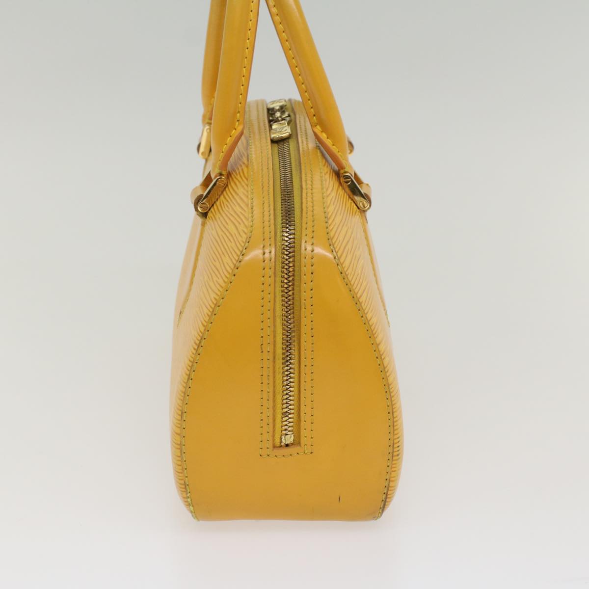 LOUIS VUITTON Epi jasmine Hand Bag Tassili Yellow M52089 LV 53544