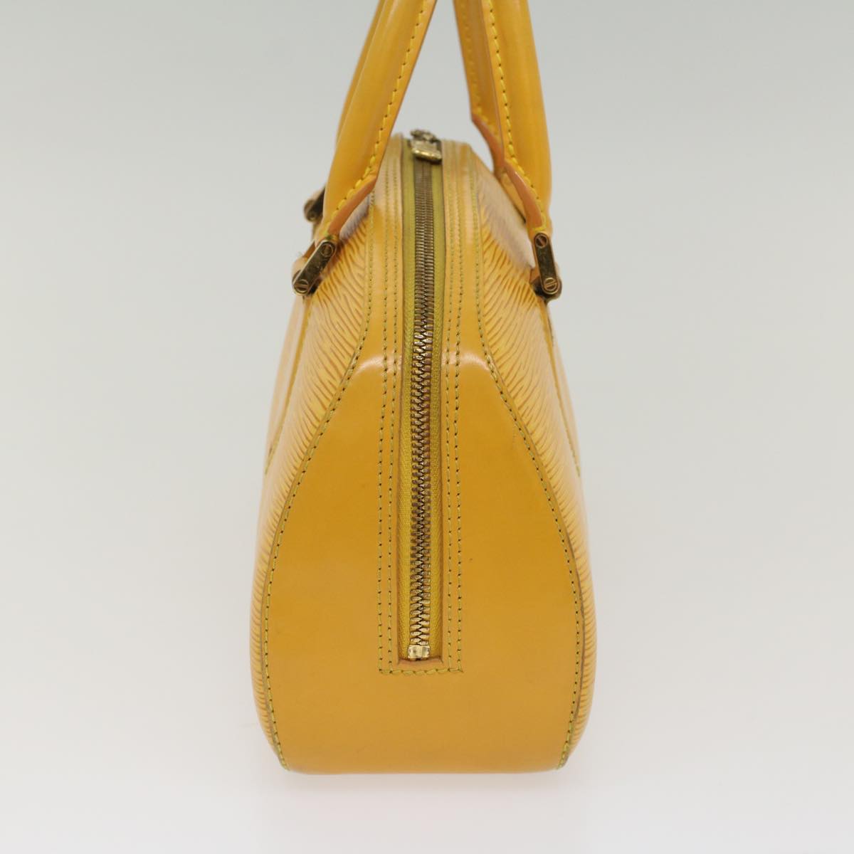 LOUIS VUITTON Epi jasmine Hand Bag Tassili Yellow M52089 LV 53544