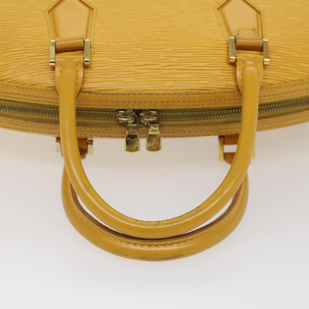 LOUIS VUITTON Epi jasmine Hand Bag Tassili Yellow M52089 LV 53544