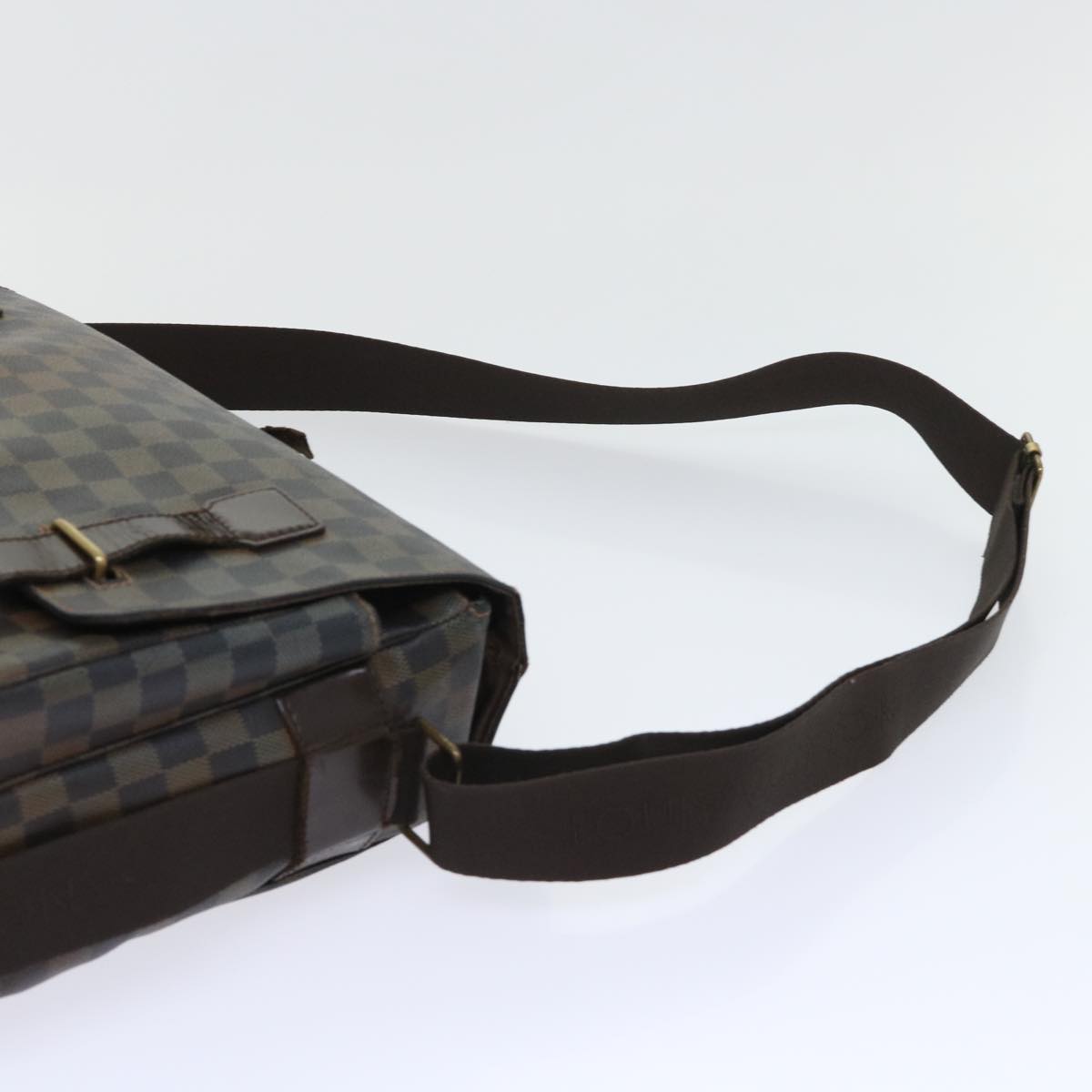 LOUIS VUITTON Damier Ebene Broadway Shoulder Bag N42270 LV 53586