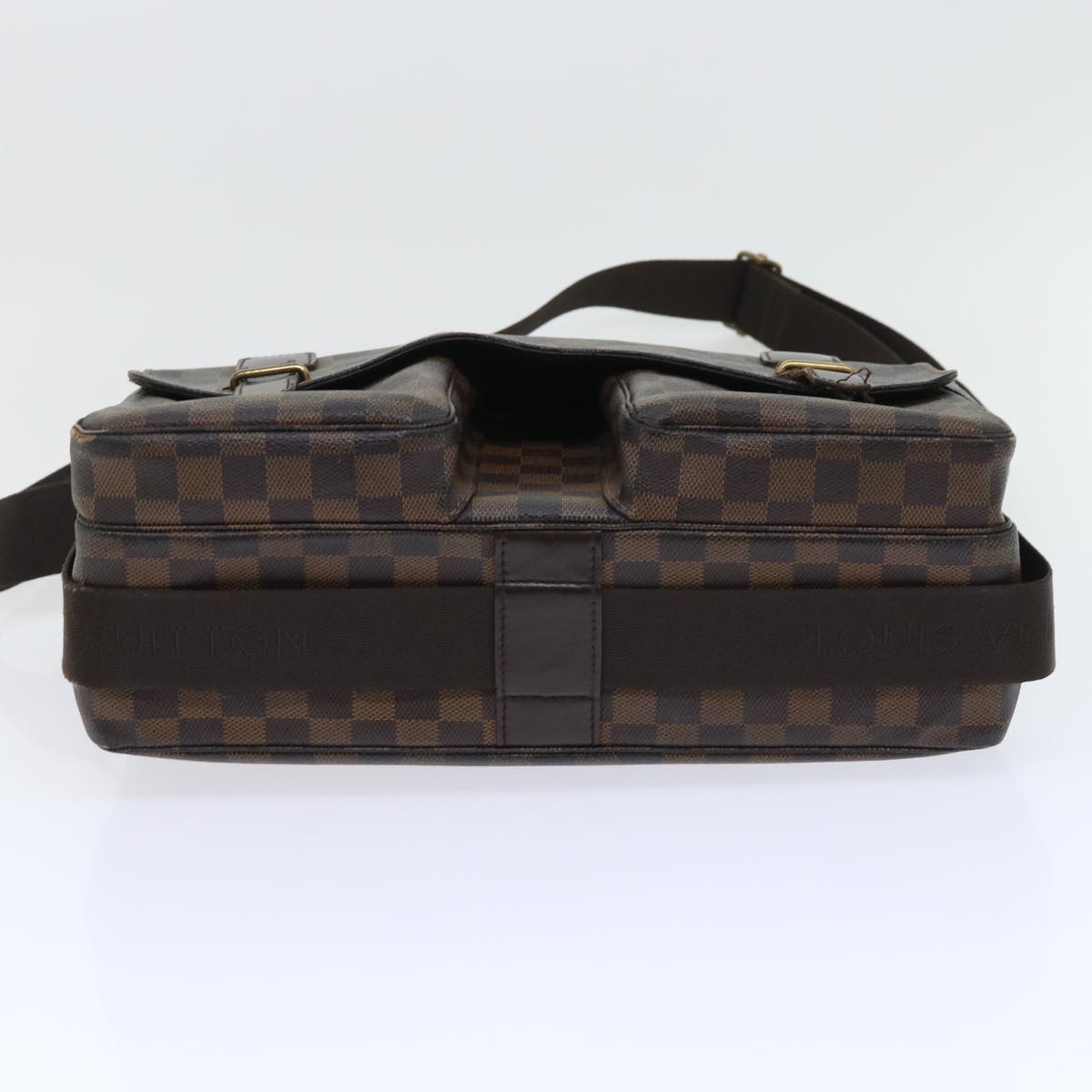 LOUIS VUITTON Damier Ebene Broadway Shoulder Bag N42270 LV 53586