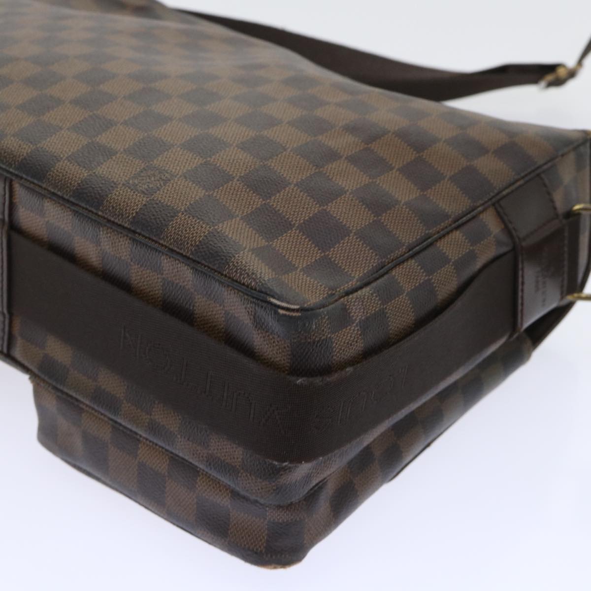LOUIS VUITTON Damier Ebene Broadway Shoulder Bag N42270 LV 53586