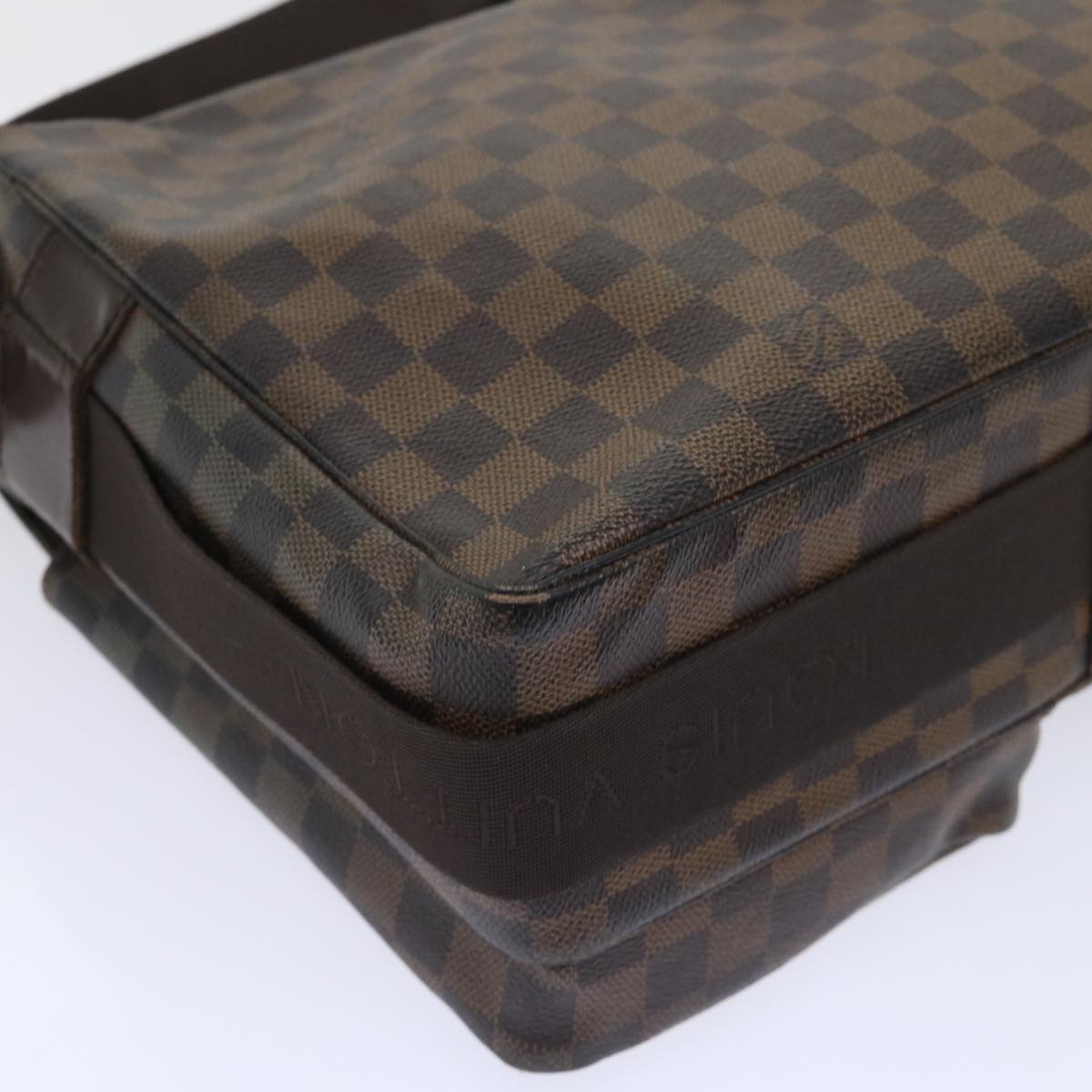 LOUIS VUITTON Damier Ebene Broadway Shoulder Bag N42270 LV 53586
