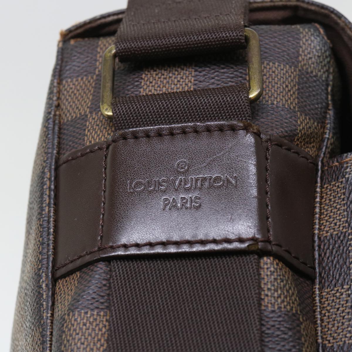 LOUIS VUITTON Damier Ebene Broadway Shoulder Bag N42270 LV 53586