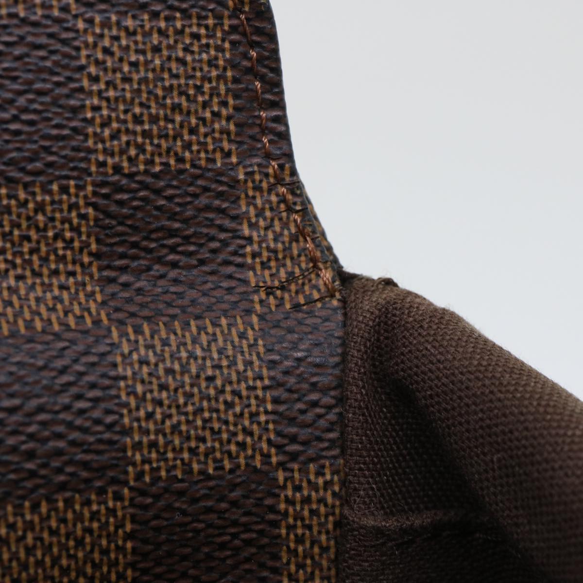 LOUIS VUITTON Damier Ebene Broadway Shoulder Bag N42270 LV 53586
