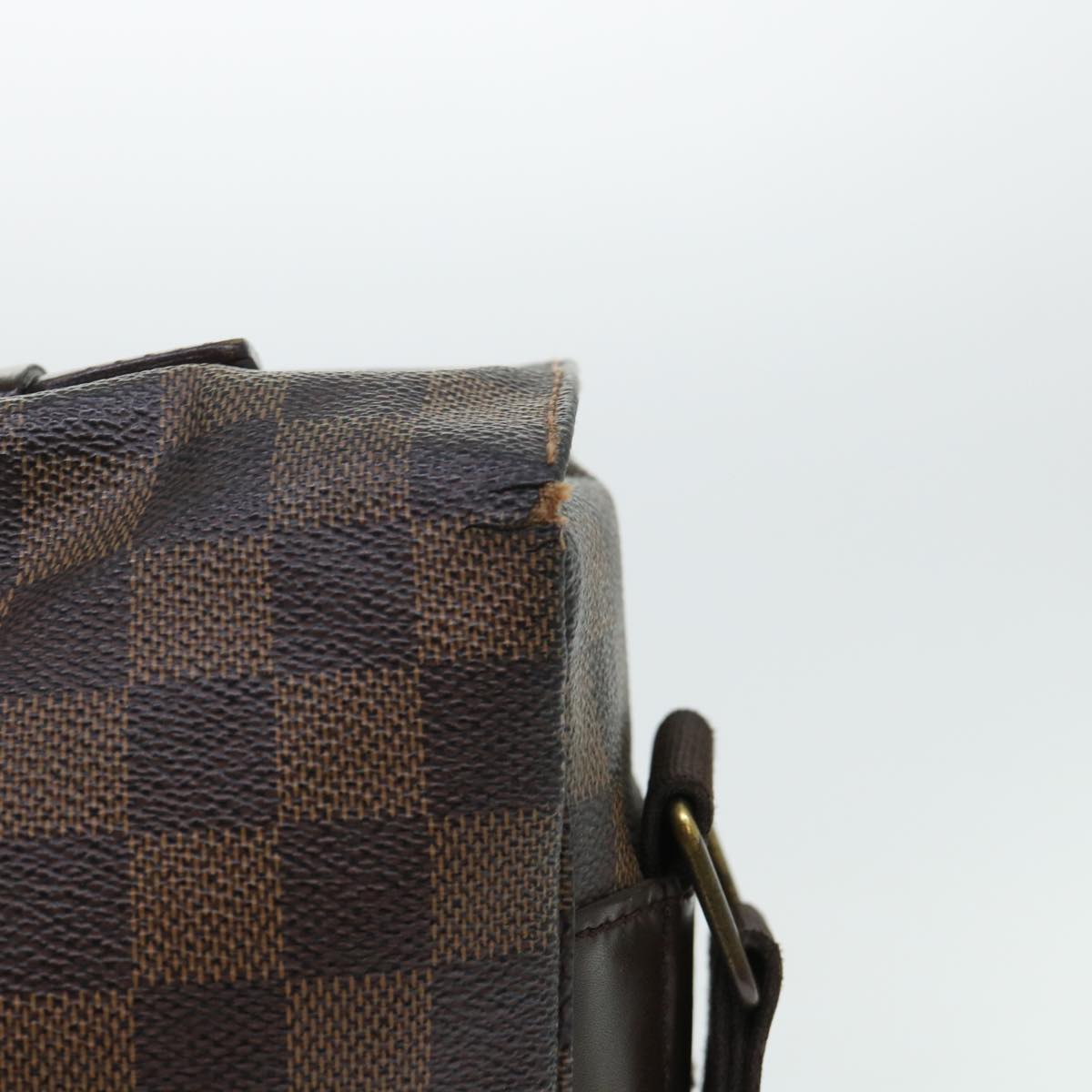 LOUIS VUITTON Damier Ebene Broadway Shoulder Bag N42270 LV 53586
