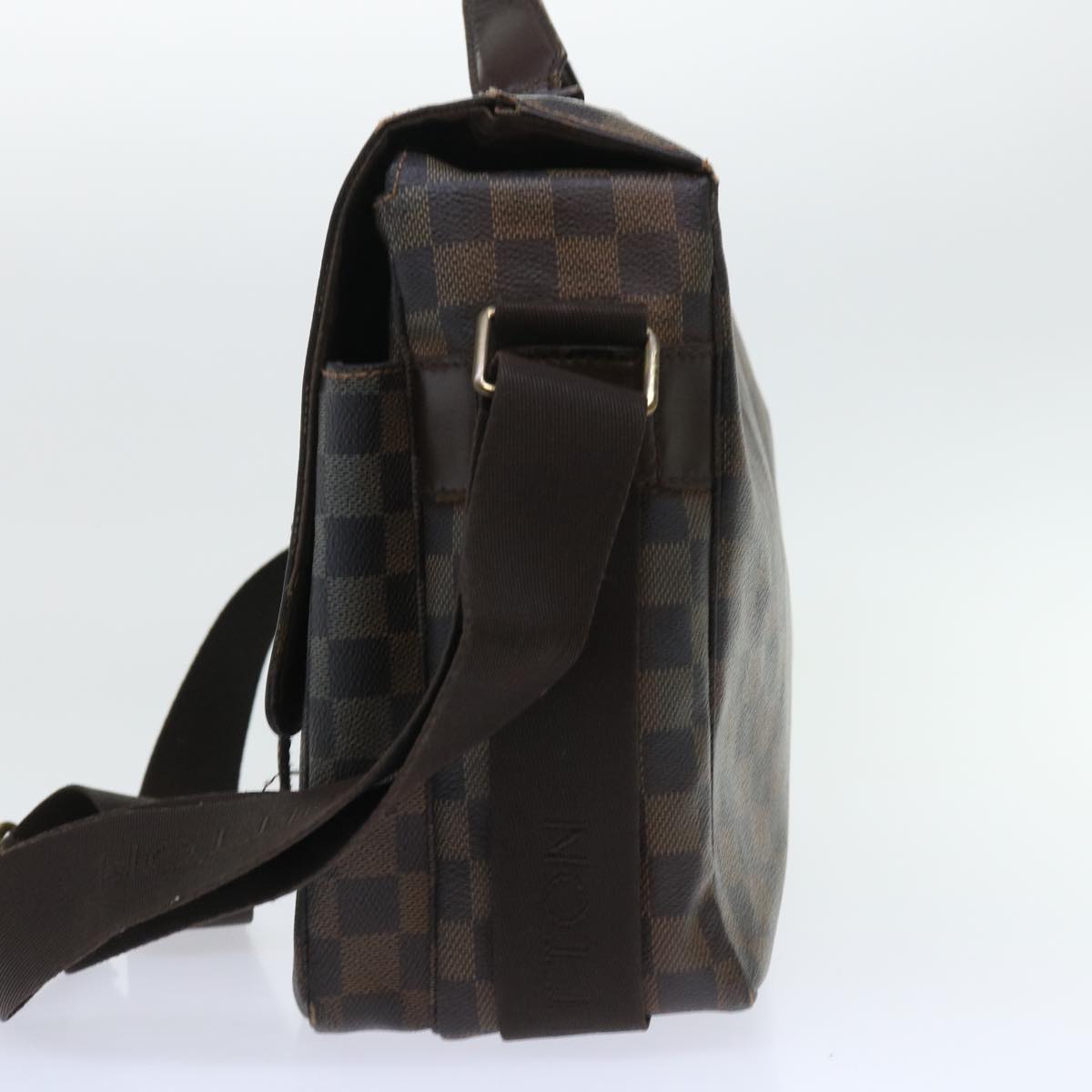 LOUIS VUITTON Damier Ebene Broadway Shoulder Bag N42270 LV 53586