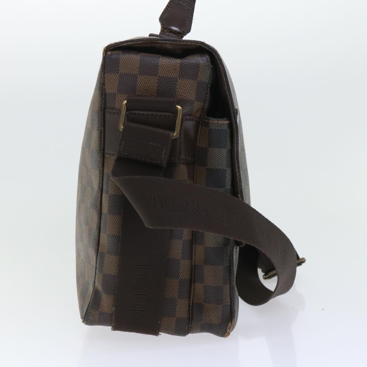 LOUIS VUITTON Damier Ebene Broadway Shoulder Bag N42270 LV 53586