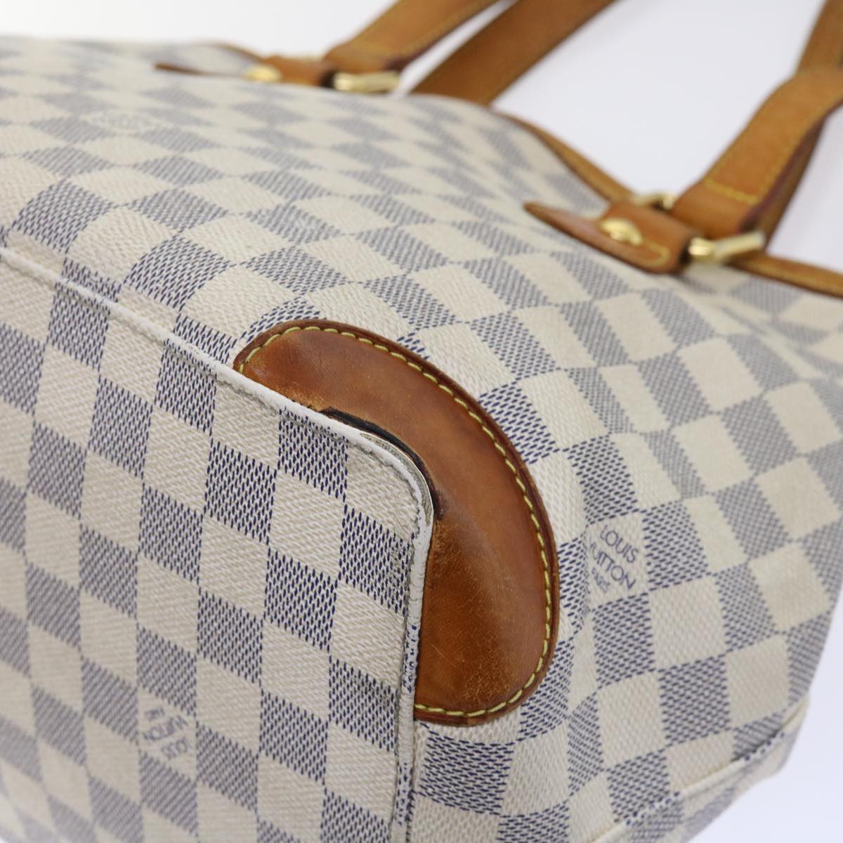 LOUIS VUITTON Damier Azur Hampstead PM Tote Bag N51207 LV 53587