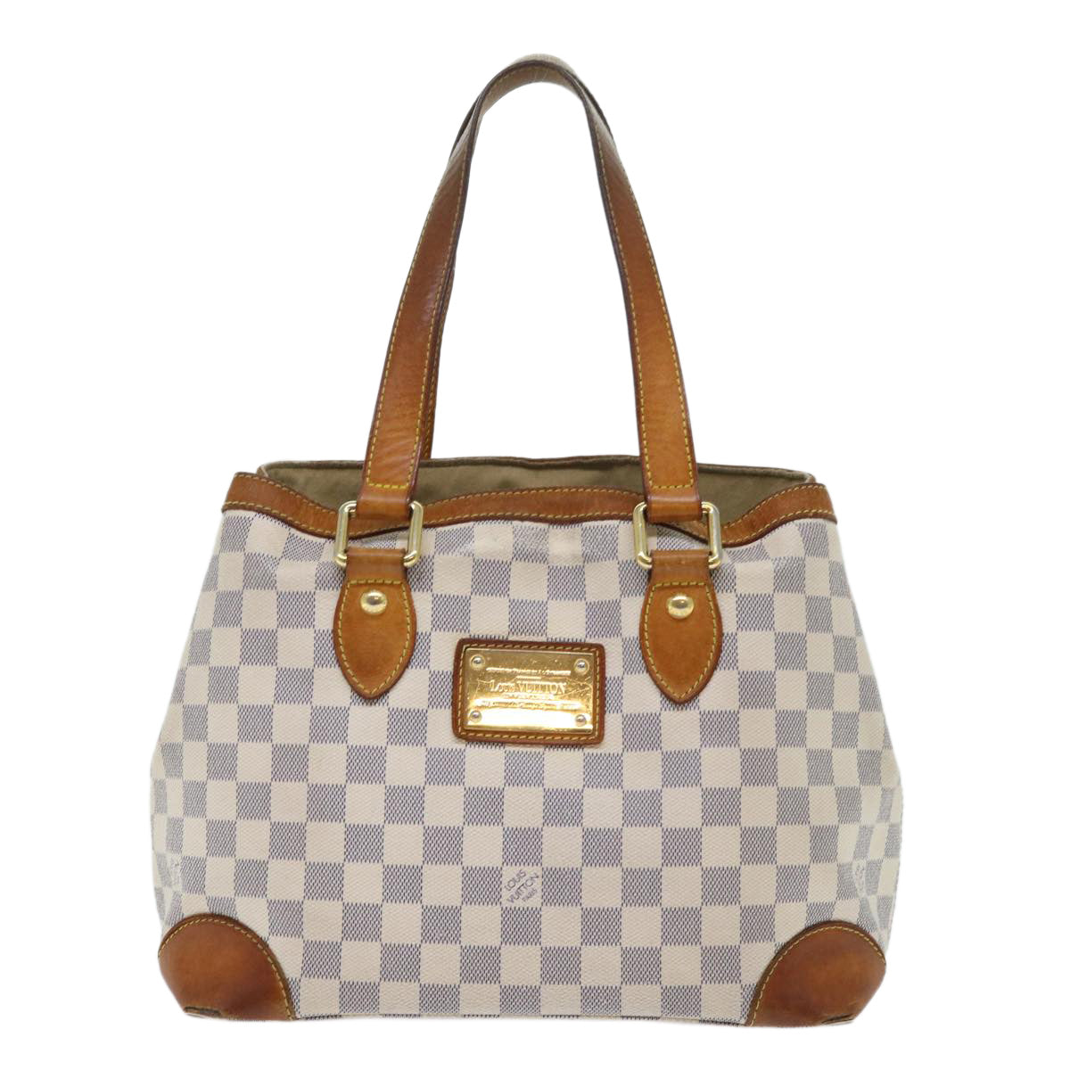 LOUIS VUITTON Damier Azur Hampstead PM Tote Bag N51207 LV 53587