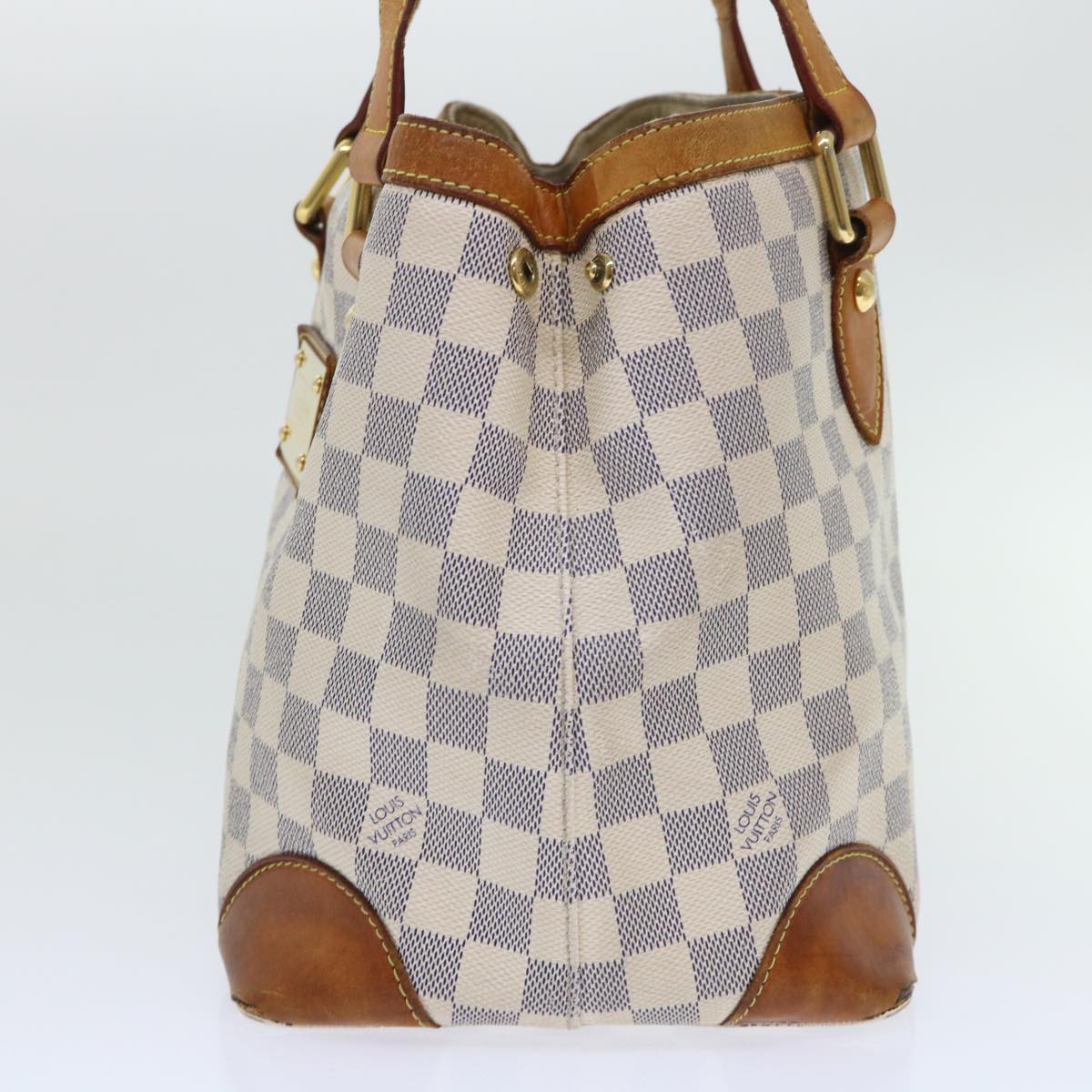 LOUIS VUITTON Damier Azur Hampstead PM Tote Bag N51207 LV 53587