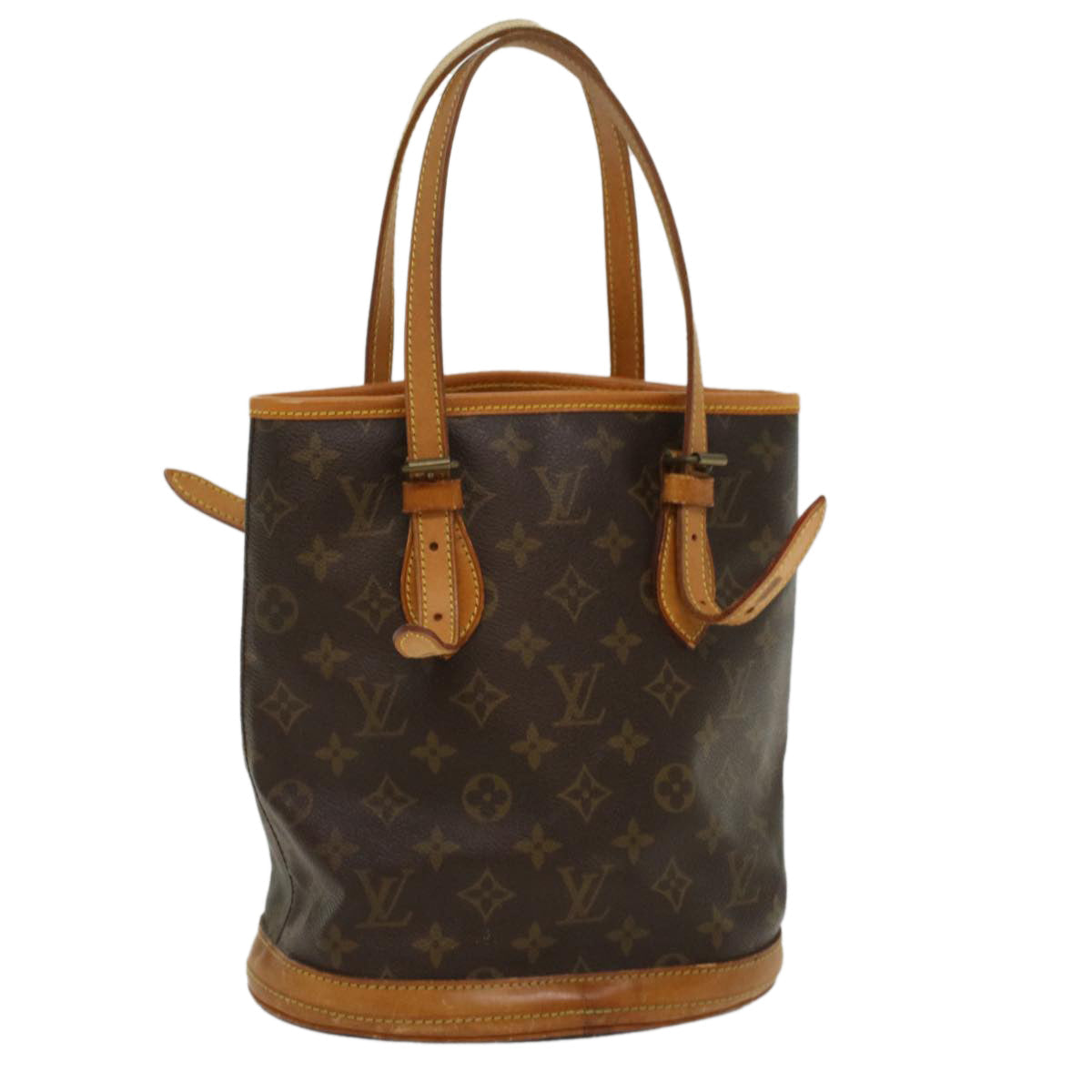 LOUIS VUITTON Monogram Bucket PM Shoulder Bag M42238 LV 53590
