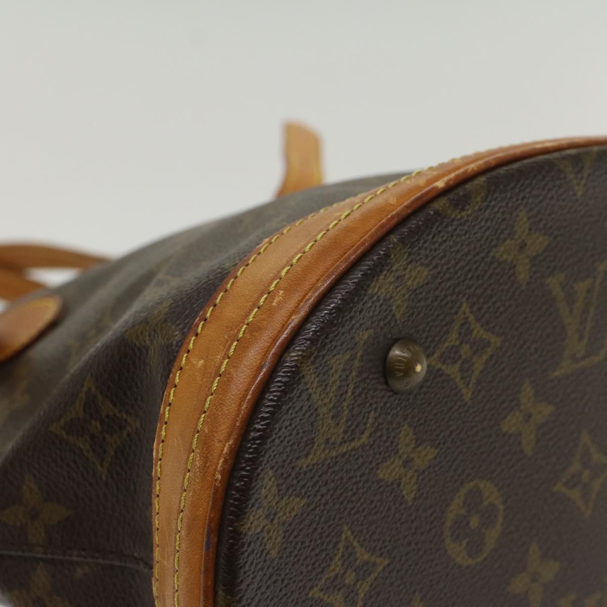 LOUIS VUITTON Monogram Bucket PM Shoulder Bag M42238 LV 53590