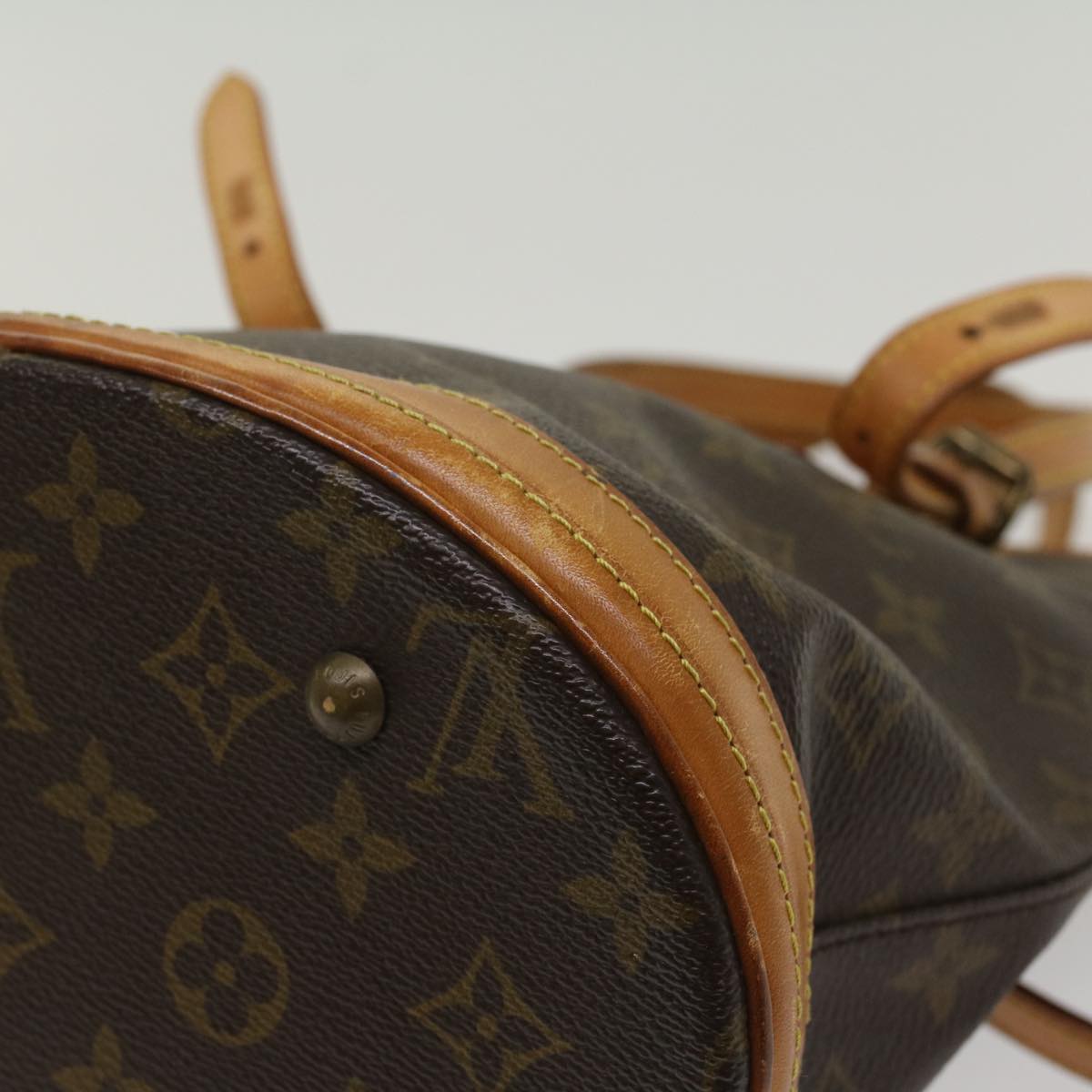 LOUIS VUITTON Monogram Bucket PM Shoulder Bag M42238 LV 53590