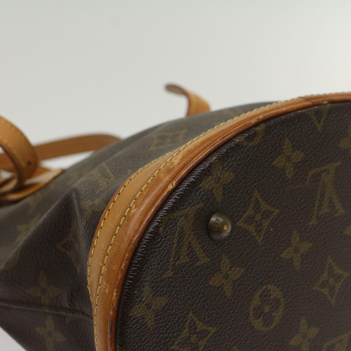 LOUIS VUITTON Monogram Bucket PM Shoulder Bag M42238 LV 53590