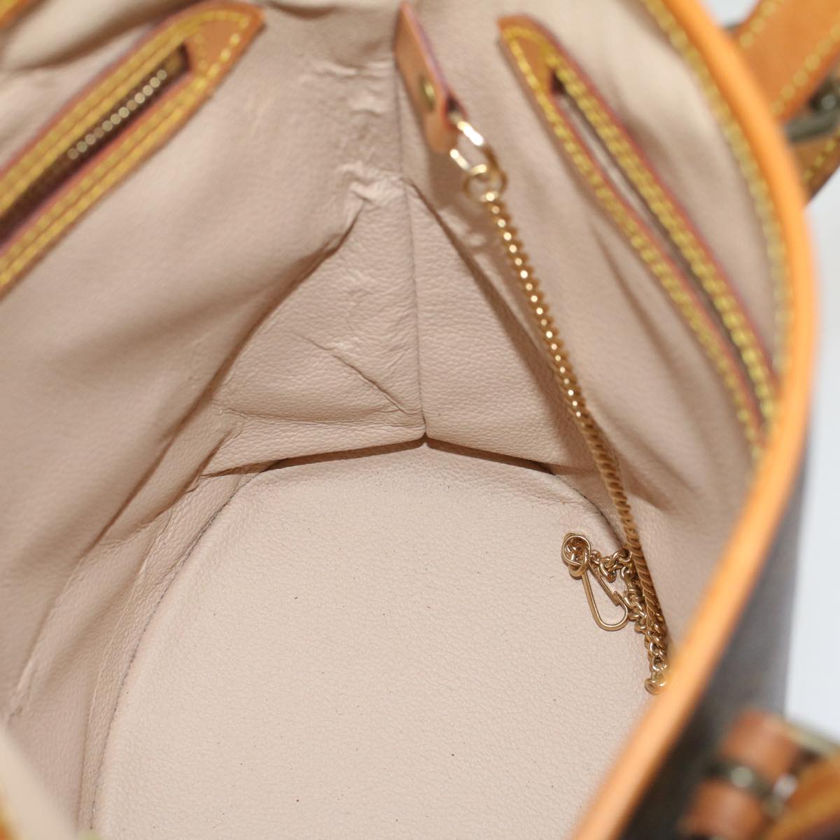 LOUIS VUITTON Monogram Bucket PM Shoulder Bag M42238 LV 53590
