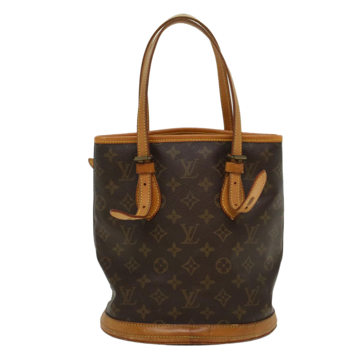 LOUIS VUITTON Monogram Bucket PM Shoulder Bag M42238 LV 53590