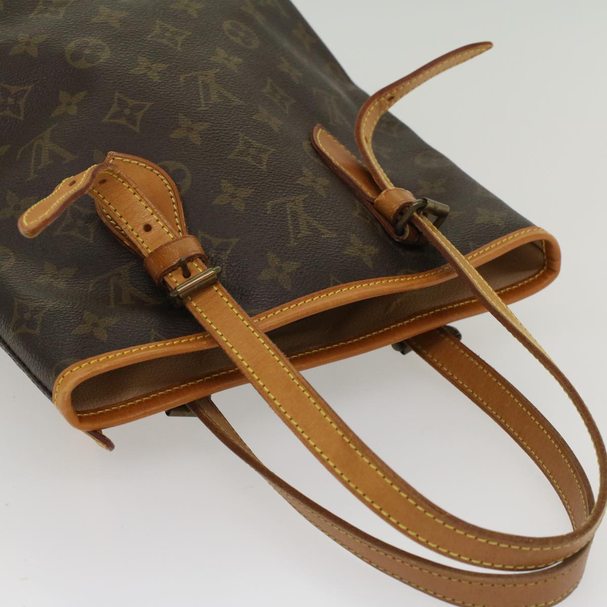 LOUIS VUITTON Monogram Bucket PM Shoulder Bag M42238 LV 53590