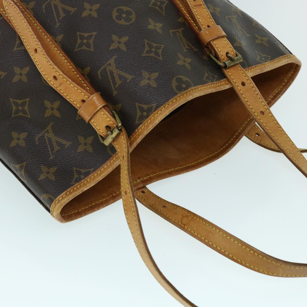 LOUIS VUITTON Monogram Bucket GM Shoulder Bag Vintage M42236 LV 53591