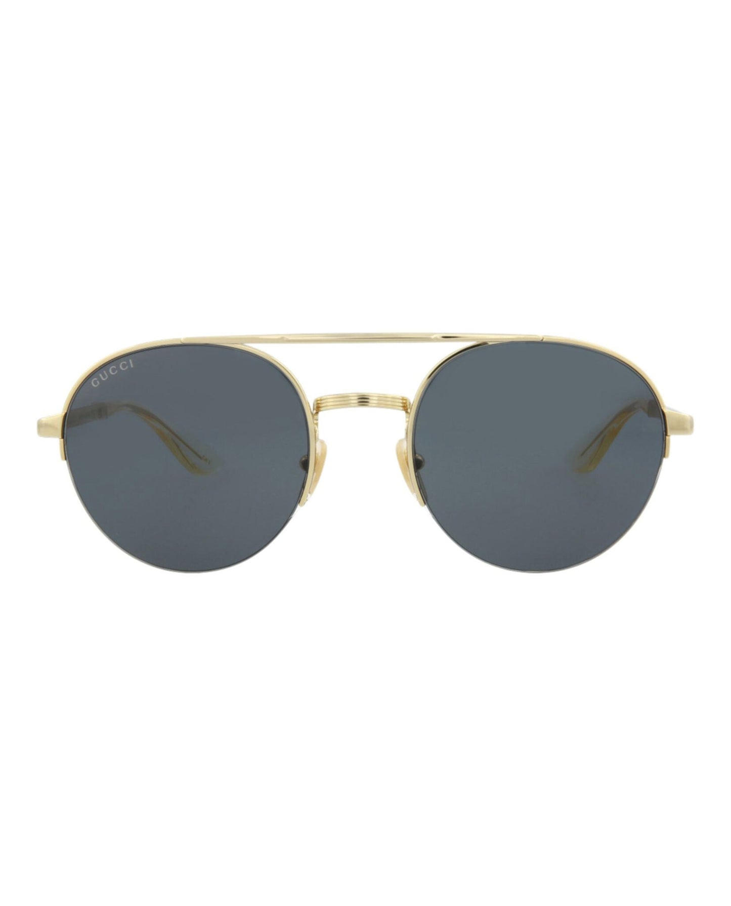 Gucci Round-Metal Frame Sunglasses