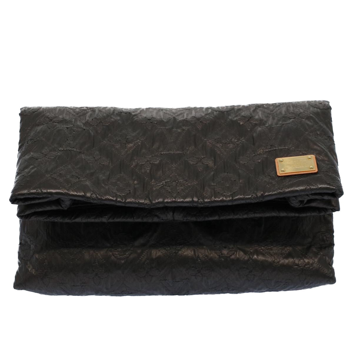 LOUIS VUITTON Monogram Lime Light Clutch PM Clutch Bag Bronze M95723 53636