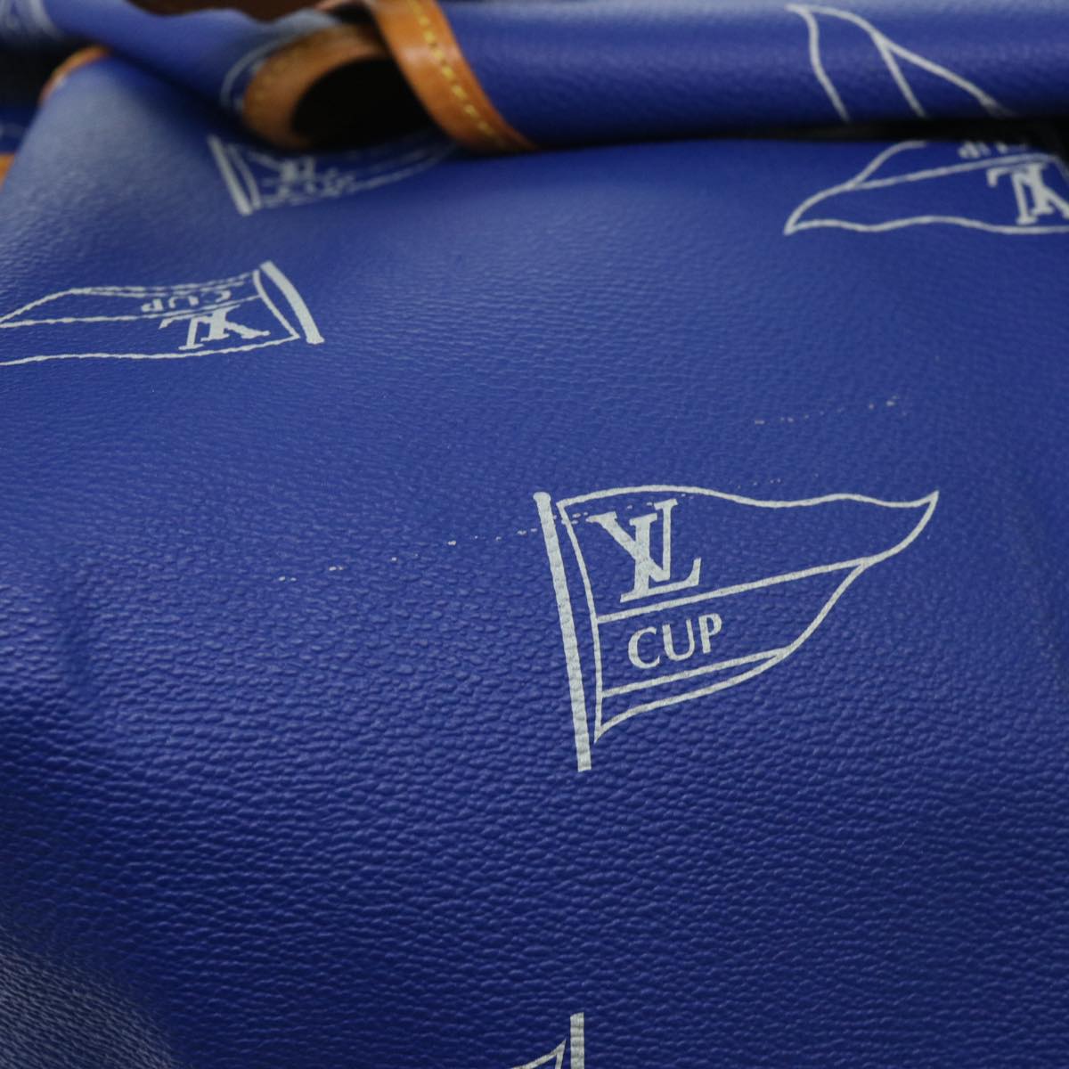 LOUIS VUITTON LV Cup Sac Marine Shoulder Bag PVC Leather Blue A24014 53640
