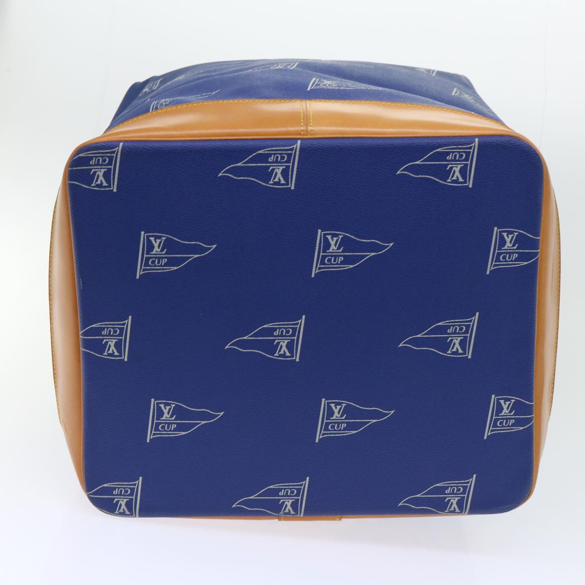LOUIS VUITTON LV Cup Sac Marine Shoulder Bag PVC Leather Blue A24014 53640