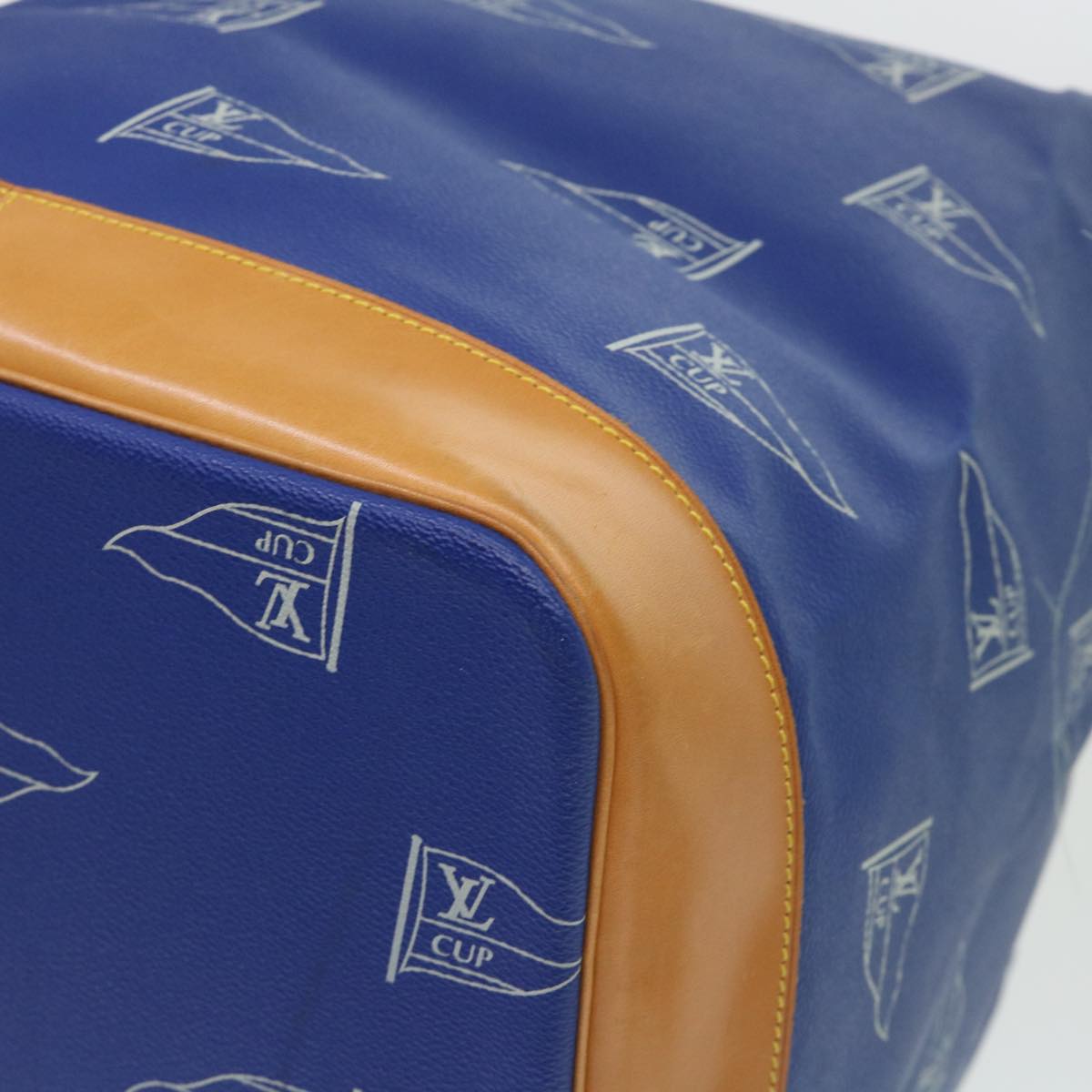 LOUIS VUITTON LV Cup Sac Marine Shoulder Bag PVC Leather Blue A24014 53640