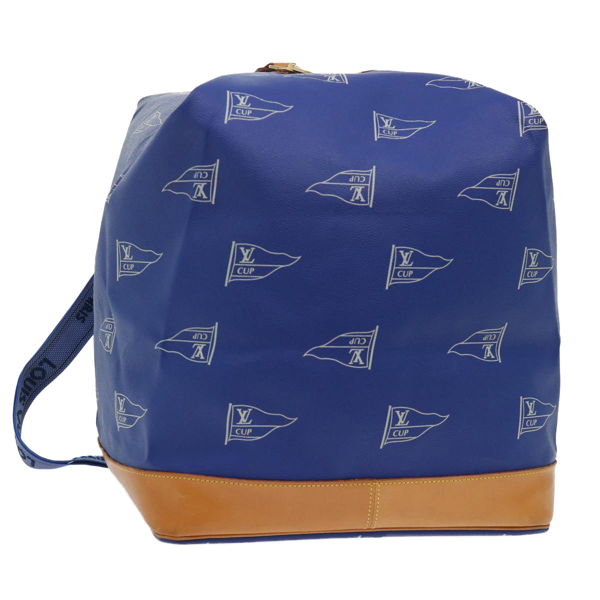 LOUIS VUITTON LV Cup Sac Marine Shoulder Bag PVC Leather Blue A24014 53640