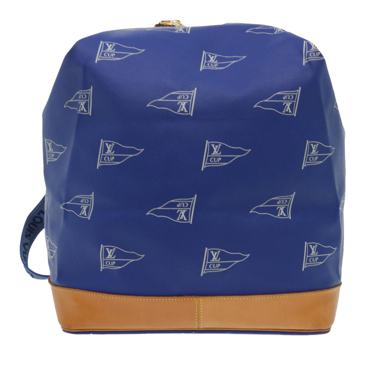LOUIS VUITTON LV Cup Sac Marine Shoulder Bag PVC Leather Blue A24014 53640